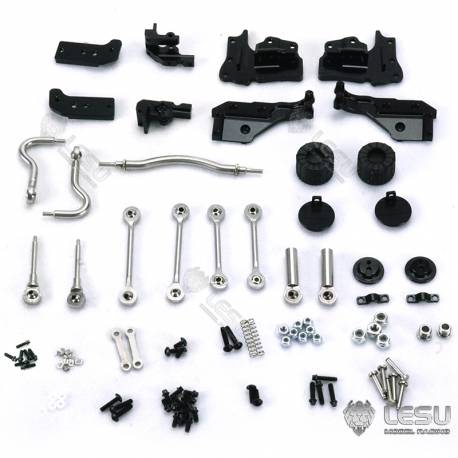 Système de suspension pour essieu moteur directionnel intermédiaire avec boudins pneumatiques - LESU X-8022-B