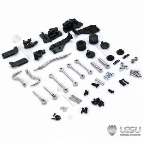 Système de suspension pour essieu moteur directionnel intermédiaire avec boudins pneumatiques - LESU X-8022-B