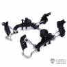 Suspension system for intermediate steerable drive axle with air suspension - LESU X-8022-B