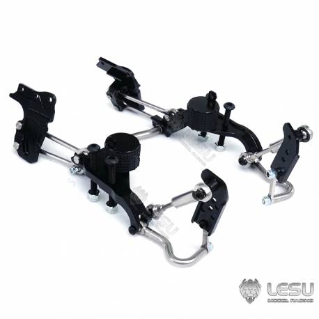 Système de suspension pour essieu moteur directionnel intermédiaire avec boudins pneumatiques - LESU X-8022-B