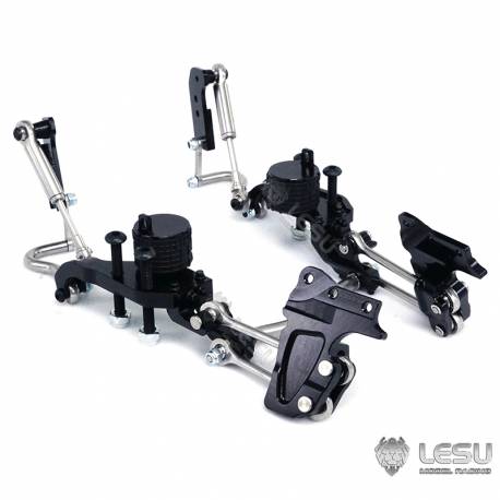 Système de suspension pour essieu moteur directionnel intermédiaire avec boudins pneumatiques - LESU X-8022-B