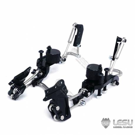 Système de suspension pour essieu moteur directionnel intermédiaire avec boudins pneumatiques - LESU X-8022-B