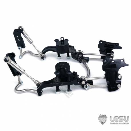 Système de suspension pour essieu moteur directionnel intermédiaire avec boudins pneumatiques - LESU X-8022-B