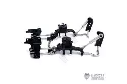 Système de suspension pour essieu moteur directionnel intermédiaire avec boudins pneumatiques - LESU X-8022-B