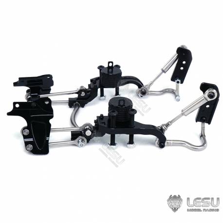Système de suspension pour essieu moteur directionnel intermédiaire avec boudins pneumatiques - LESU X-8022-B
