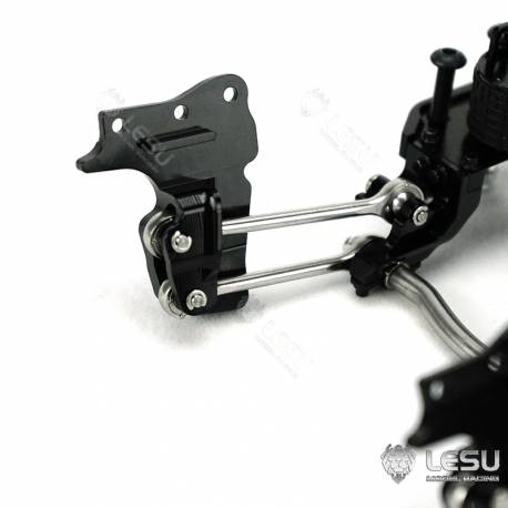Système de suspension pour essieu moteur directionnel intermédiaire avec boudins pneumatiques - LESU X-8022-B