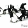 Suspension system for middle steerable front axle with dummy air bellows by LESU
LESU X-8022-B