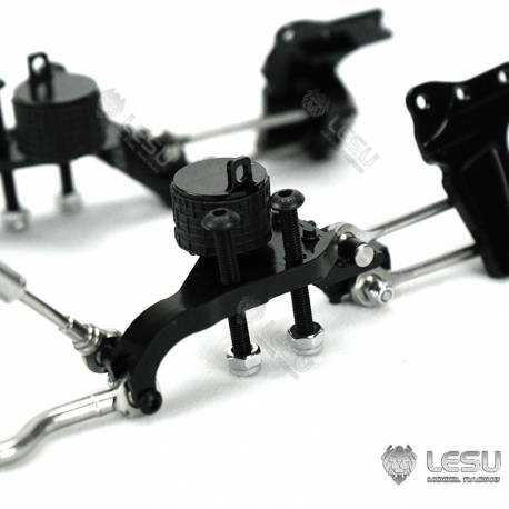 Système de suspension pour essieu moteur directionnel intermédiaire avec boudins pneumatiques - LESU X-8022-B