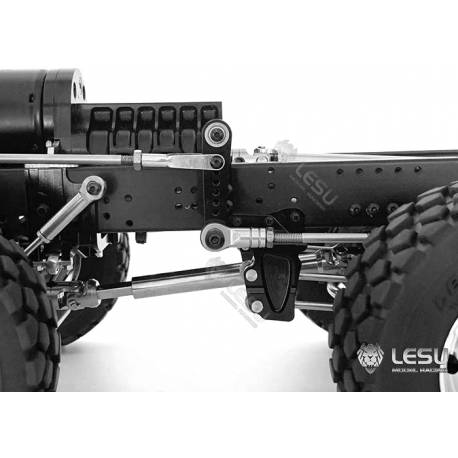 Système de suspension pour essieu moteur directionnel intermédiaire avec boudins pneumatiques - LESU X-8022-B
