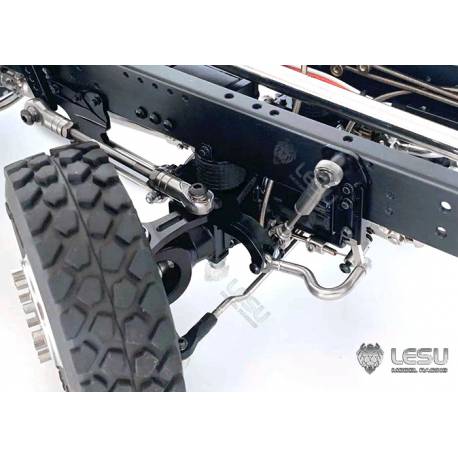 Système de suspension pour essieu moteur directionnel intermédiaire avec boudins pneumatiques - LESU X-8022-B