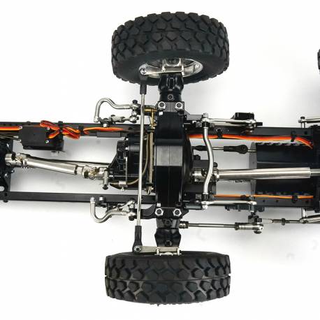 Système de suspension pour essieu moteur directionnel intermédiaire avec boudins pneumatiques - LESU X-8022-B