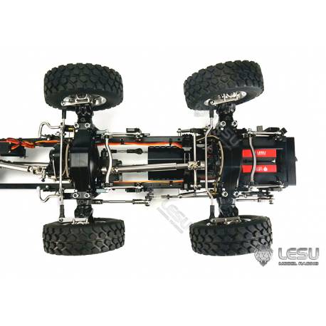 Système de suspension pour essieu moteur directionnel intermédiaire avec boudins pneumatiques - LESU X-8022-B