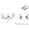 Suspension system for middle steerable front axle with dummy air bellows by LESU
LESU X-8022-B