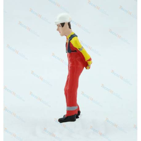 Figure personnel de pont tirant, échelle 1/50