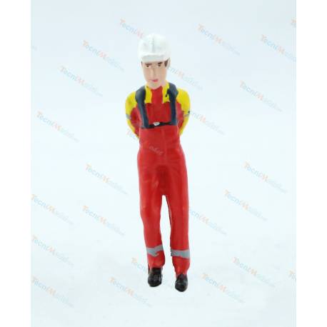 Figure personnel de pont tirant, échelle 1/50