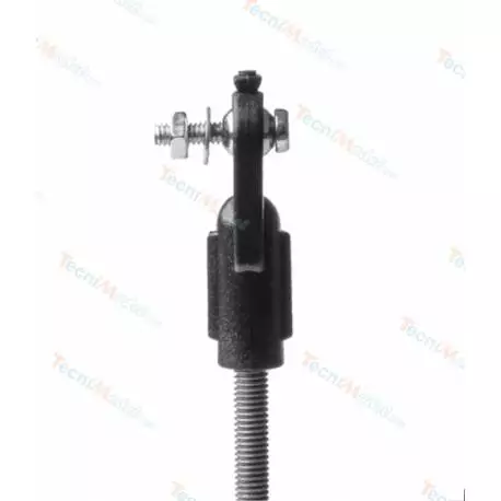 1 Chape nylon à rotule avec tige de commande partiellement filetée M2 longueur 200mm - KAVAN KAV0119