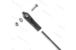 1 Chape nylon à rotule avec tige de commande partiellement filetée filetée M3 longueur 200mm - KAVAN KAV0119A