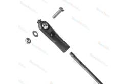 1 Nylon ball joint clevis with a partially threaded M3 control rod, length 200mm - KAVAN KAV0119A