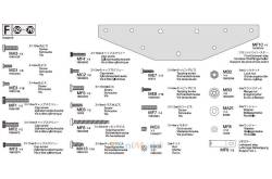 Tamiya F Metal Parts Bag for Scania 770 S 6x4 - Tamiya 9406279
