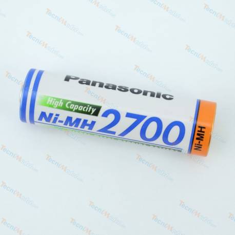 Nimh battery 1.2v 2700mah AA size Panasonic