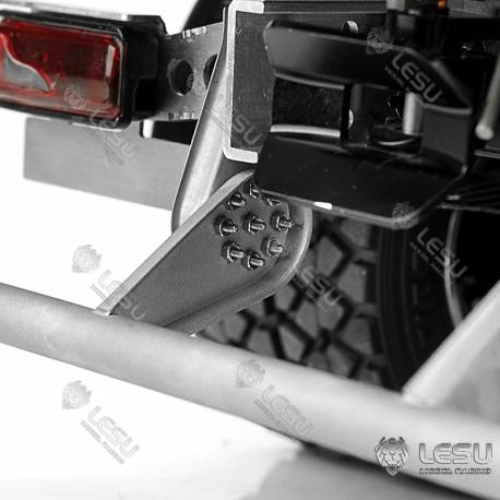 Barre anti-encastrement arrière réglable pour camion RC porteur 1/14 - Lesu H-1305
