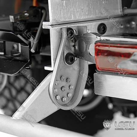 Barre anti-encastrement arrière réglable pour camion RC porteur 1/14 - Lesu H-1305