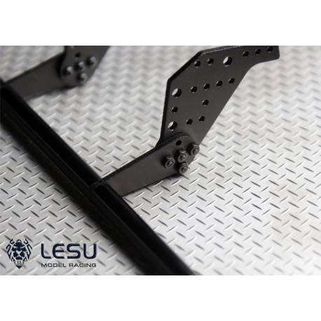 Barre anti-encastrement arrière fixe pour porteur - Lesu H-1302