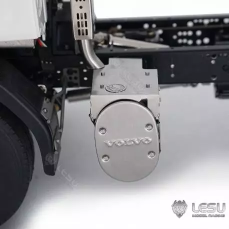 Échappement dos cabine haut pour Volvo 1/14 - LESU G-6110