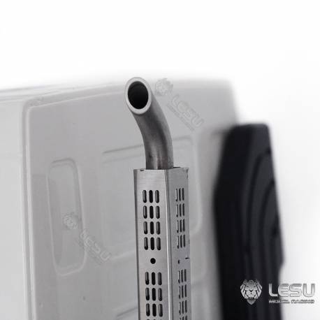 Échappement dos cabine haut pour Volvo 1/14 - LESU G-6110