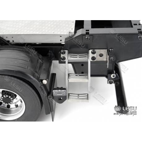 2 Échelles en inox pour le Volvo FH16 grumier Tamiya 1/14 - LESU G-6233