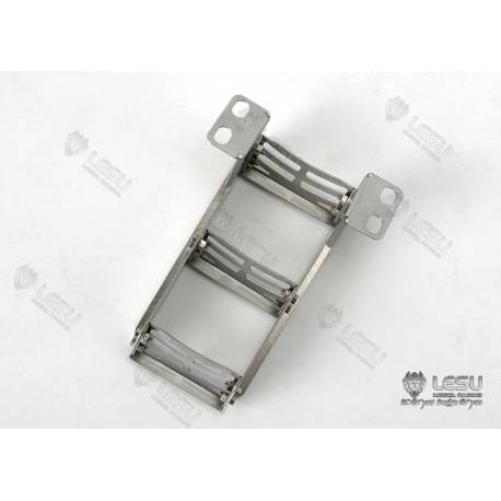 Aluminum and stainless steel rear cross-member with air cylinders