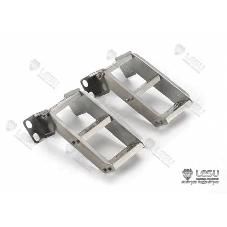 Aluminum and stainless steel rear cross-member with air cylinders