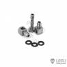 Raccord hydraulique M3 double sortie pour durite Ø2.5/4mm - LESU Y-1525-A