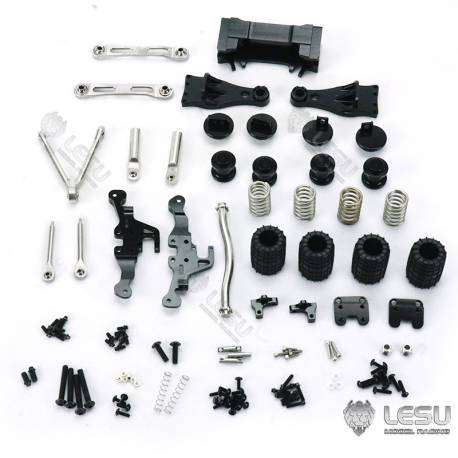 Rear Axle Suspension System with dummy air bellows for 1/14 RC Trucks
LESU X-8023-A