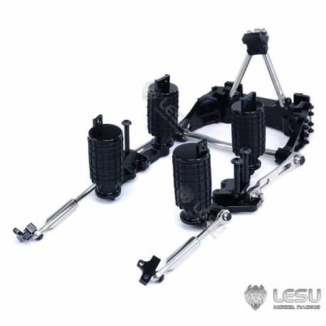 Rear Axle Suspension System with dummy air bellows for 1/14 RC Trucks
LESU X-8023-A