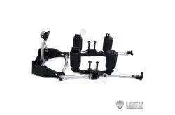 Système de suspension pour essieu moteur avec boudins pneumatiques - LESU X-8023-A