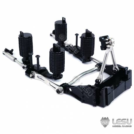 Système de suspension pour essieu moteur avec boudins pneumatiques - LESU X-8023-A