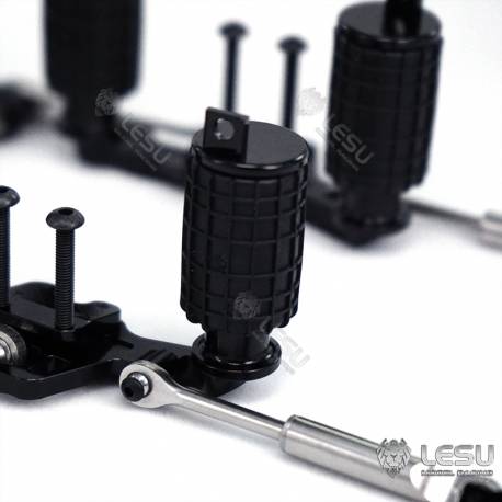 Système de suspension pour essieu moteur avec boudins pneumatiques - LESU X-8023-A