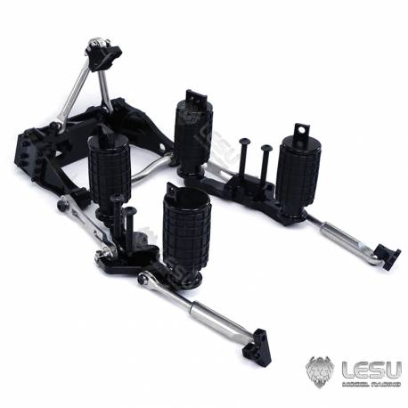 Système de suspension pour essieu moteur avec boudins pneumatiques - LESU X-8023-B