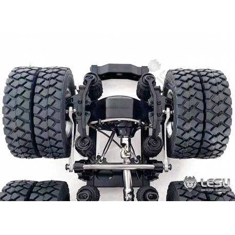 Système de suspension pour essieu moteur avec boudins pneumatiques - LESU X-8023-B