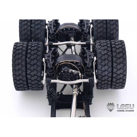 Rear Axle Suspension System with dummy air bellows for 1/14 RC Trucks
LESU X-8023-A