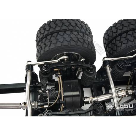 Rear Axle Suspension System with dummy air bellows for 1/14 RC Trucks
LESU X-8023-A