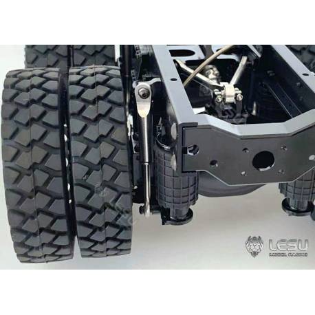 Système de suspension pour essieu moteur avec boudins pneumatiques - LESU X-8023-B