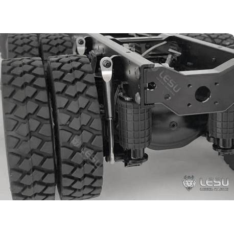 Système de suspension pour essieu moteur avec boudins pneumatiques - LESU X-8023-B