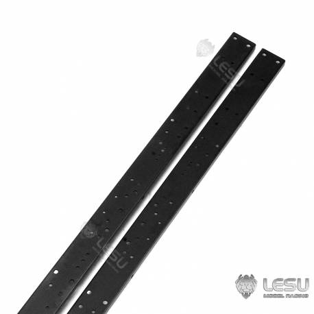 Pair of chassis rail for a long 6x6 or 6x4 rigid truck - LESU L-215