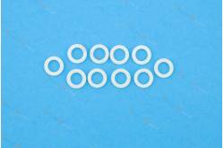 10 PVC gaskets for M5 hydraulic fittings H024, H025 and H057 - Leimbach 0H054