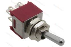 Bipolar miniature lever switch ON-OFF