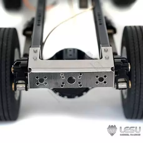 Traverse arrière en aluminium et inox pour suspensions à lames - Lesu L-1030-B