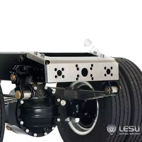 Traverse arrière en aluminium et inox pour suspensions à lames - Lesu L-1030-B