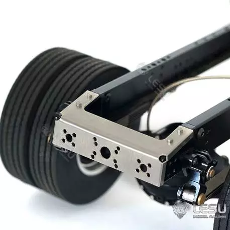 Traverse arrière en aluminium et inox pour suspensions à lames - Lesu L-1030-B